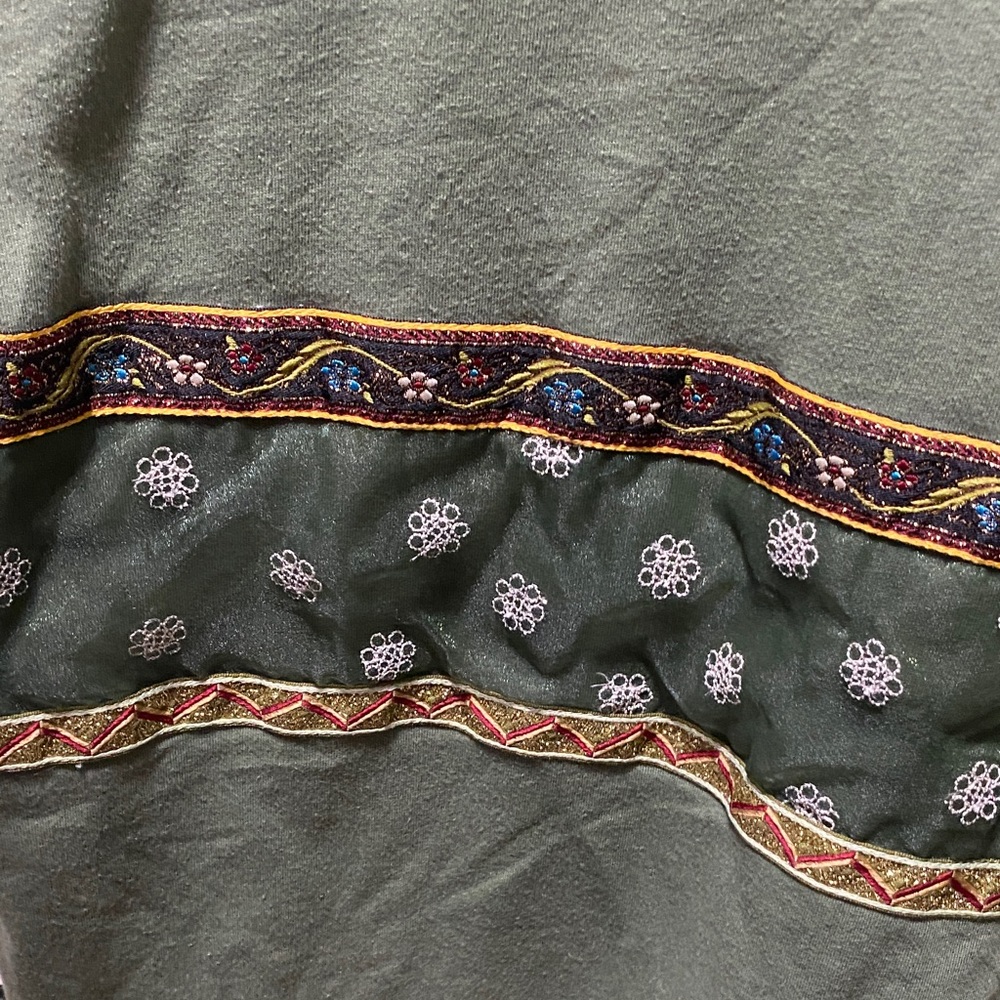 Basic Editions Plus Vintage Plus Size 3x Olive Gr… - image 7